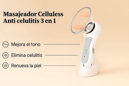 Masajeador Celluless Anti celulitis 3 en 1